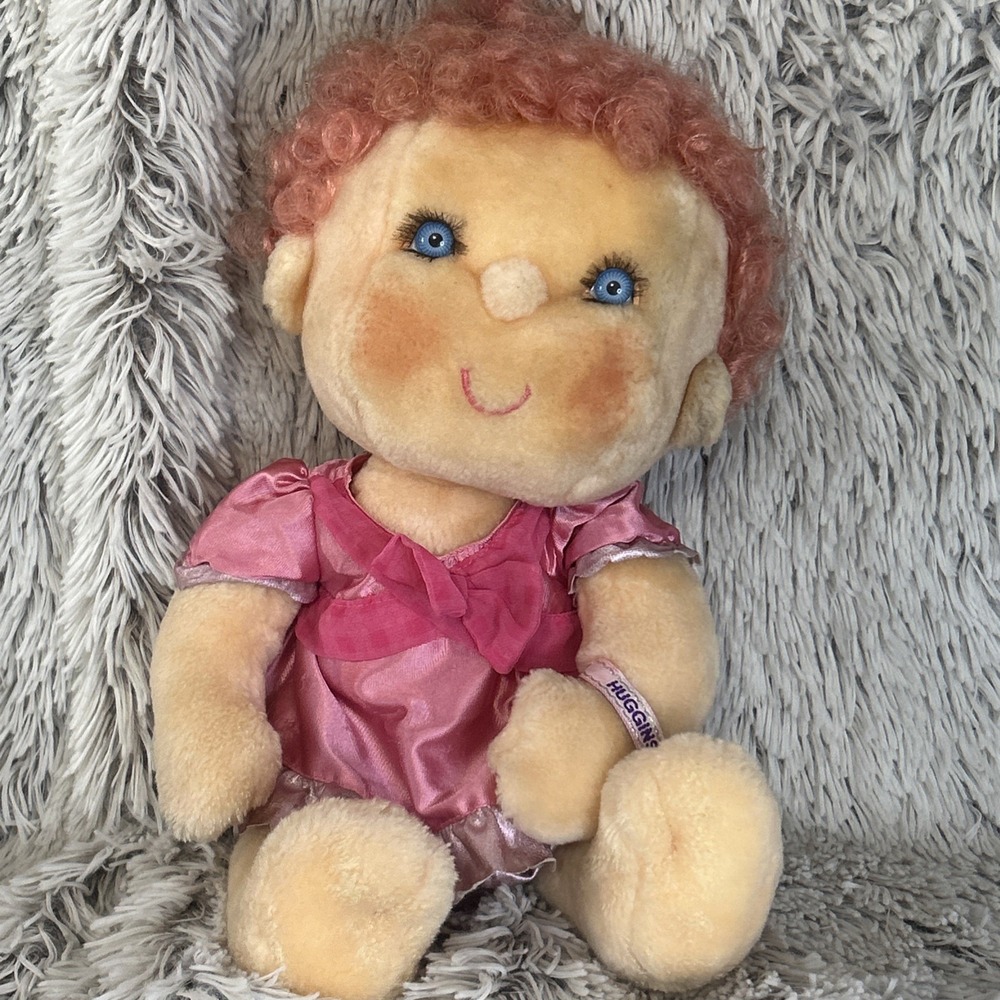 Vintage Kenner Hugga Bunch Doll Huggins 17" Plush Hallmark 1985 Original Outfit